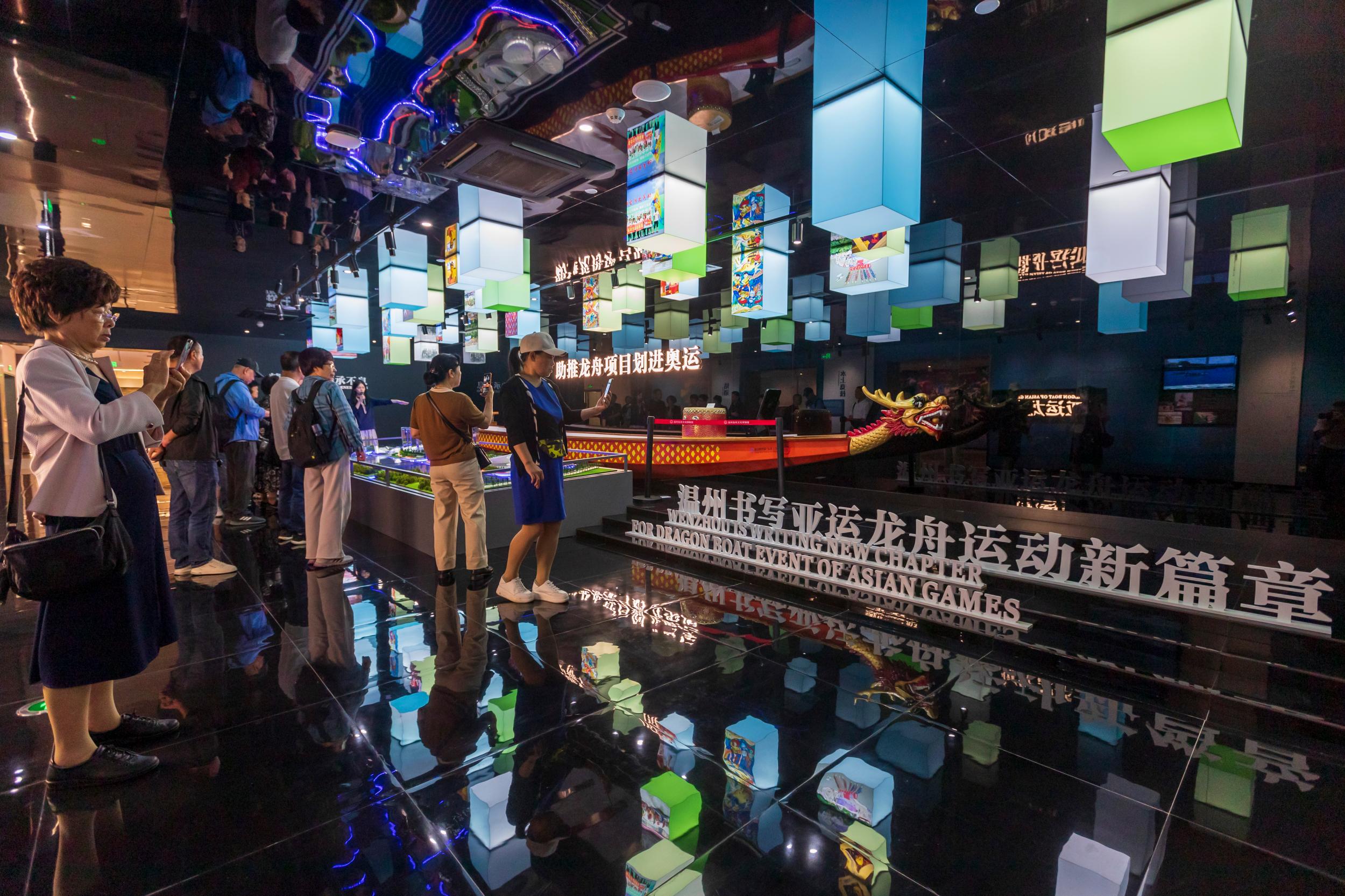 龙舟博物馆重新开放!"亚运记忆"板块上新了-网络电视中心-温州网