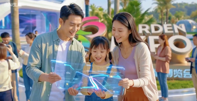 AI԰����Ʒչ����ɽˮ���