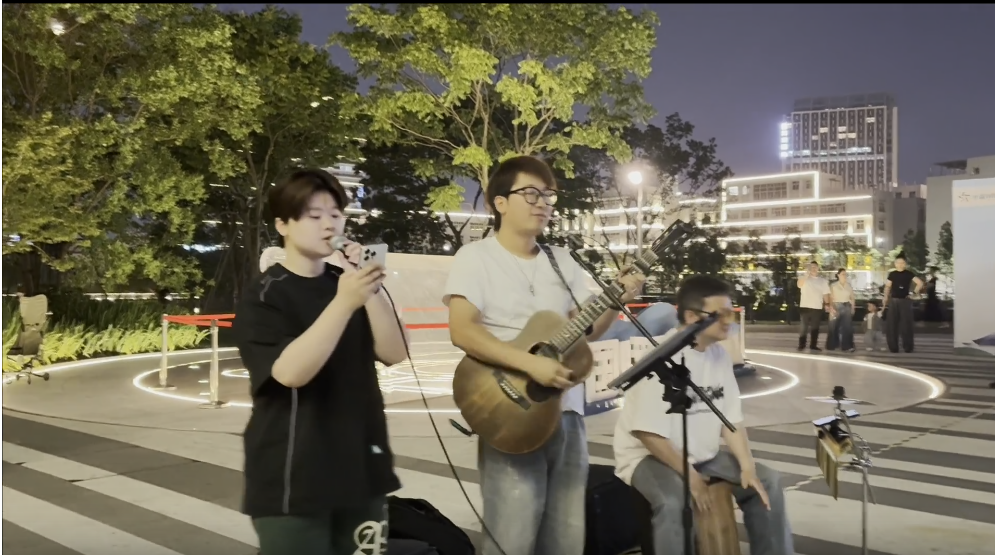 蹲民间高手!温州园博园露天K歌就位