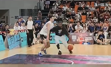 NBA球星来了! 杰伦·格林亮相瓯海奥体中心
